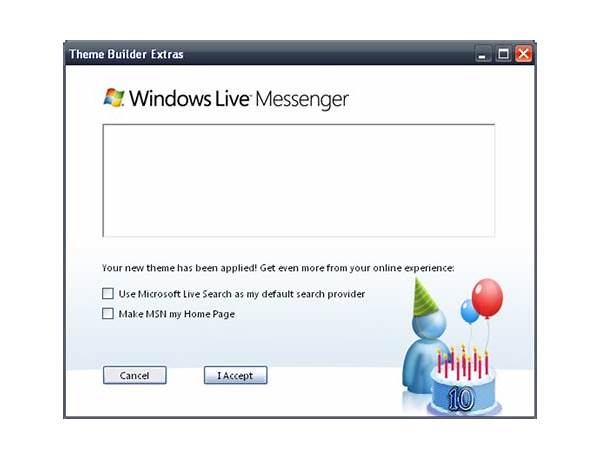 Messenger 10th Anniversary Pack for Windows - Download it from Habererciyes for free